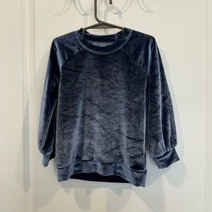 Chaser Kids Navy Velvet Sweatshirt